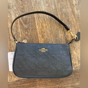 Last one! NWT Nolita 19 Black Coach bag leather embossed Pet Smoke free